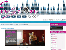Tablet Screenshot of fmfusion.com